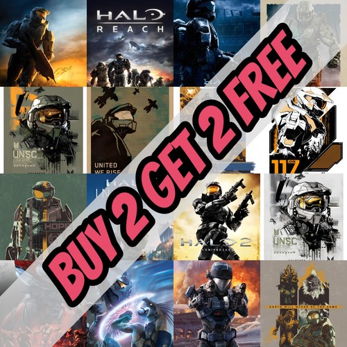Halo video game posters prints - video,