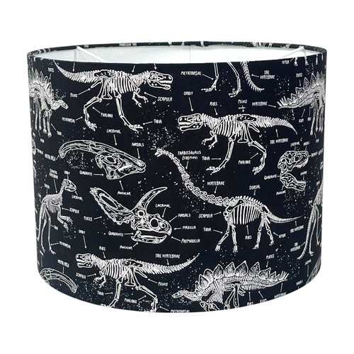 Lampshade black glow dark - black,