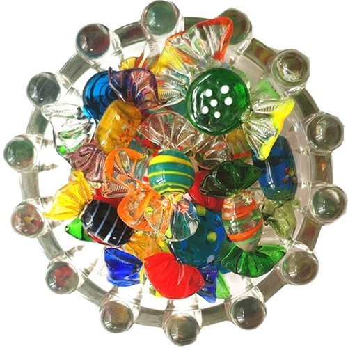 12pcs vintage murano glass - 12pcs,