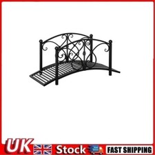 Black Garden Bridge 40.25" L x 18.5" W x 19.75" H