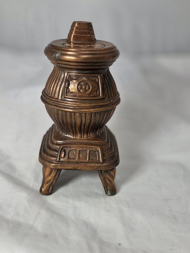 Vintage bronze metal pot - vintage,,
