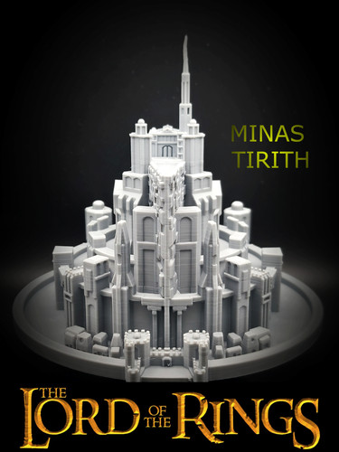 Minas tirith model lord - tirith, of