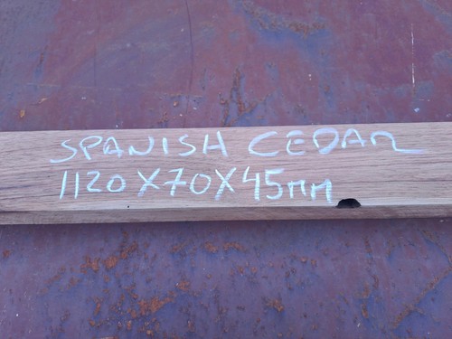 Spanish cedar wood blank - ,
