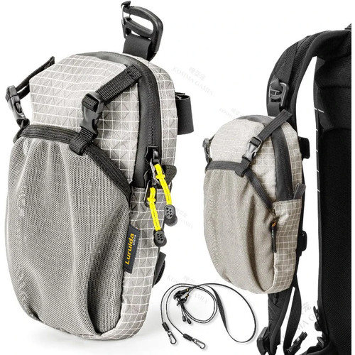 Backpack strap phone pouch - backpack,