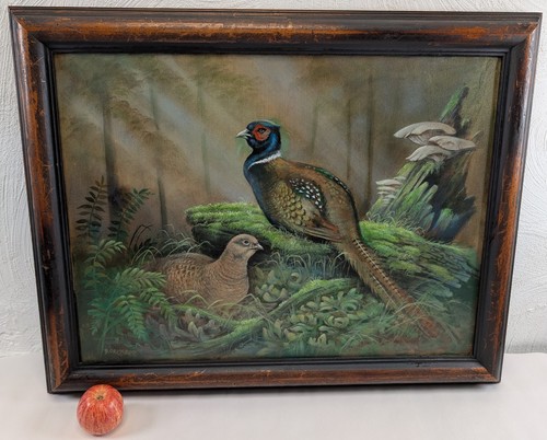 Vintage folk style oil - vintage,