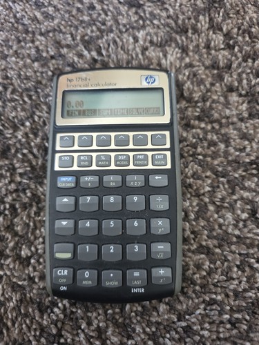 17bii financial calculator - hp,