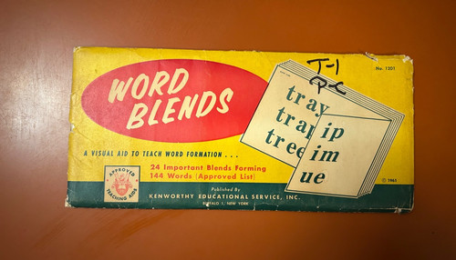 Vtg 1961 word blend flash - vtg,
