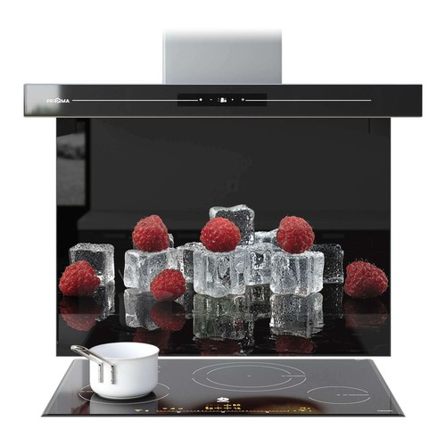 Kitchen glass splashback - kitchen,