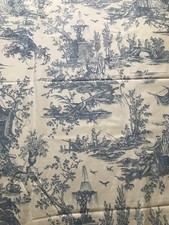 Lovely blue toile print medium