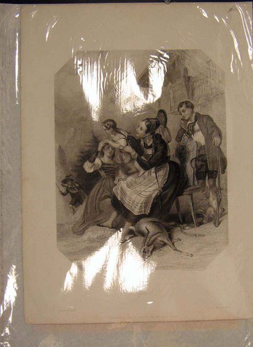 Original old antique - original, print
