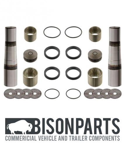 Front steering king pin - "front,