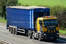 Truck Photo 12x8 - ERF - M.J