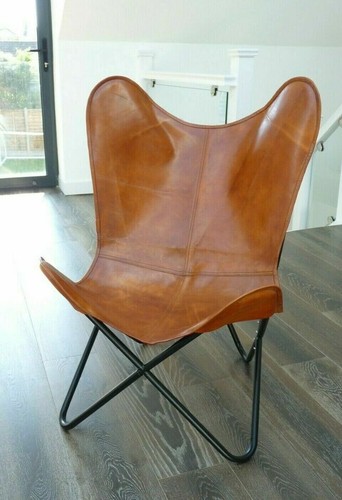 New brown leather - new,
