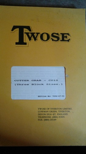 Twose cutter grab cg10 manual - twose,