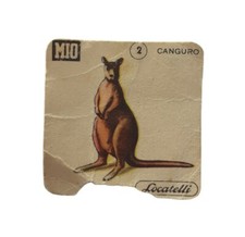 *HH* Rare Vintage 1950s Mio Locatelli Paper Figure Animals No. 2 Kangaroo