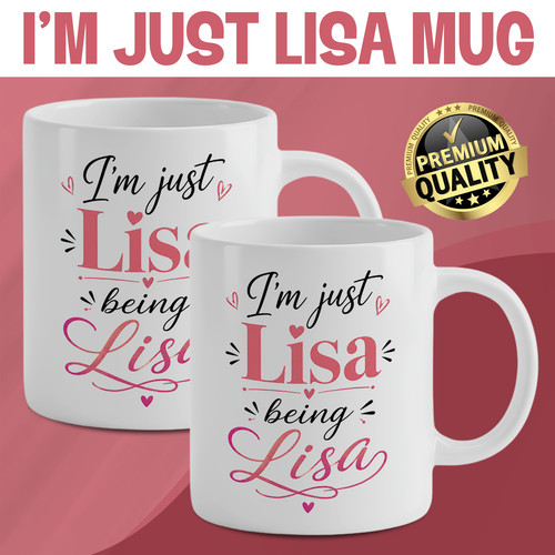 Just lisa mug novelty - i'm,