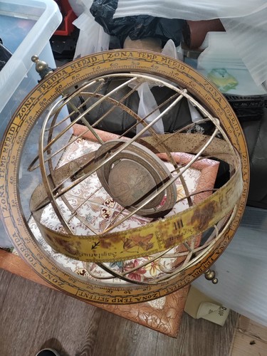 Old world armillary - world,