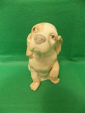 Vintage Porcelanas Miquel Requena S.A.Valencia Spaniel Begging Figurine