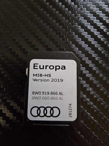 Audi sat nav - sd, card