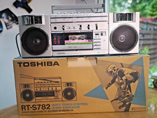 Very Rare Toshiba RT-S782.STEREO RADIO CASSETTE  RECORDER.BOXED.