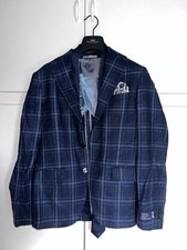 Moss brothers 3 piece Blue