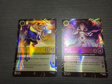 ✨Lorcana DCA Promo Belle Accomplished Mystic 41/P3 & Beast Gracious Prince 40/P3