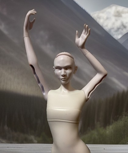 Bandai mannequin doll harumika - bandai,