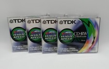 4x TDK CD-RW High-Speed 700MB
