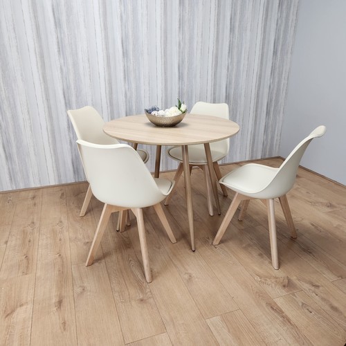 Round oak effect - round,