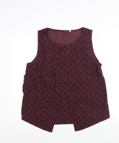 Vanucci womens purple polka - purple,