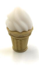Soft ice cream in the cone