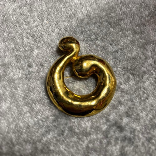 Yves saint laurent gold - yves, brooch