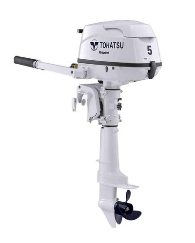 Tohatsu 5hp lpg outboard - lpg,