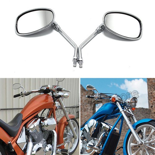 Chrome motorcycle oval - chrome,