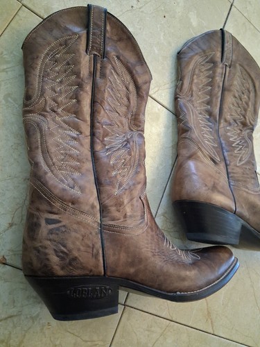 Loblan brown leather cowboy - loblan,