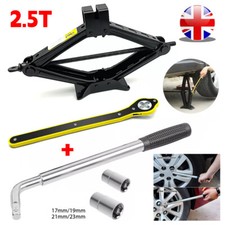 Scissor Jack Set 2.5 Ton Car Auto Jack Kit with Hand Crank Wrench and Lug Wrench