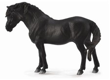 NEW CollectA 88603 Black Dartmoor Pony Horse 10.5cm Long