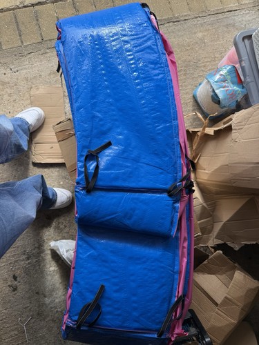 Reversible blue and pink 12ft