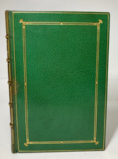 Sangorski & Sutcliffe Rich Green Morocco Leather / Percy Bysshe Shelley / c1905