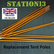 Replacement Alloy Tent Poles - Aluminium 7001-T6 - GOLD - 8.5mm O/D - STATION13