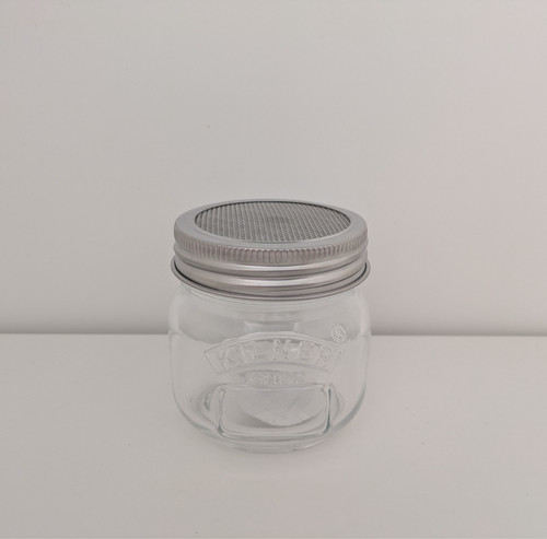 Small glass sprouting - small, jar