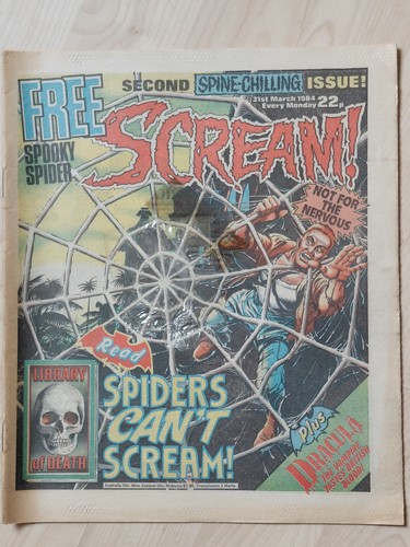 Scream comic march 1984 - scream,