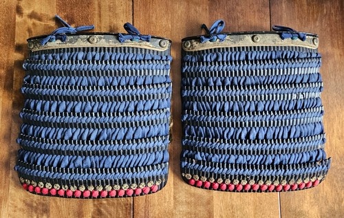 Pair antique japanese sode - japanese,