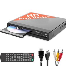 DVD Player Region Free with Remote Control USB Multi Region & HDMI/AV Cable UK