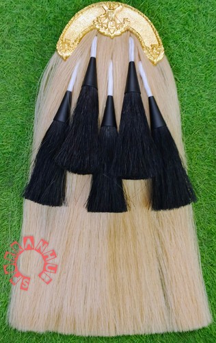 Original long white horse hair - white,
