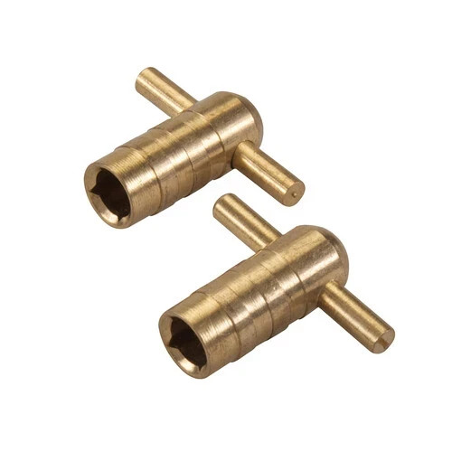 Solid brass radiator - solid, key