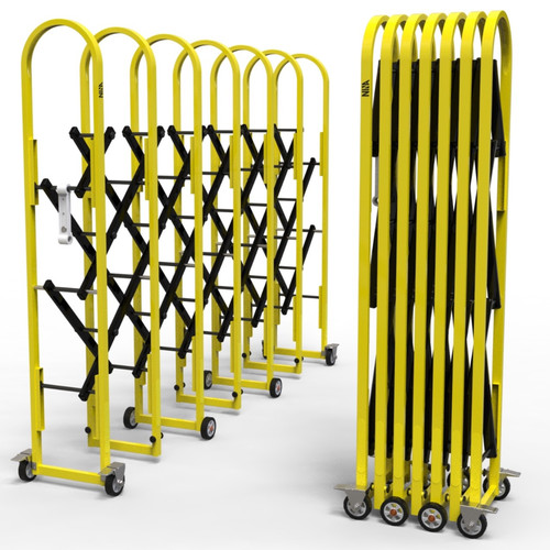 Expanding barrier long x - barrier,