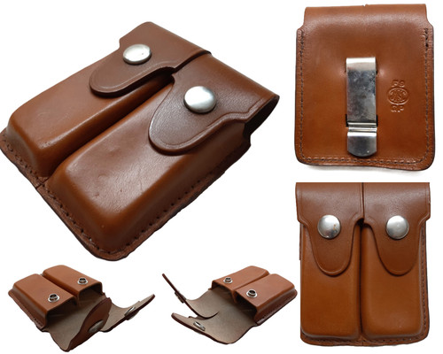 Ammo pouch leather s - fn,