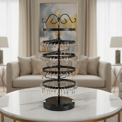 5tier jewelry display rotating - jewelry,