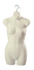 SKIN Adult Female FULL Body Form Hanging Display Mannequin Retail Quality x 6